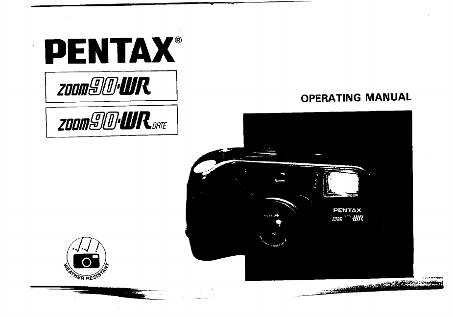 Pentax Zoom 90 WR Manual