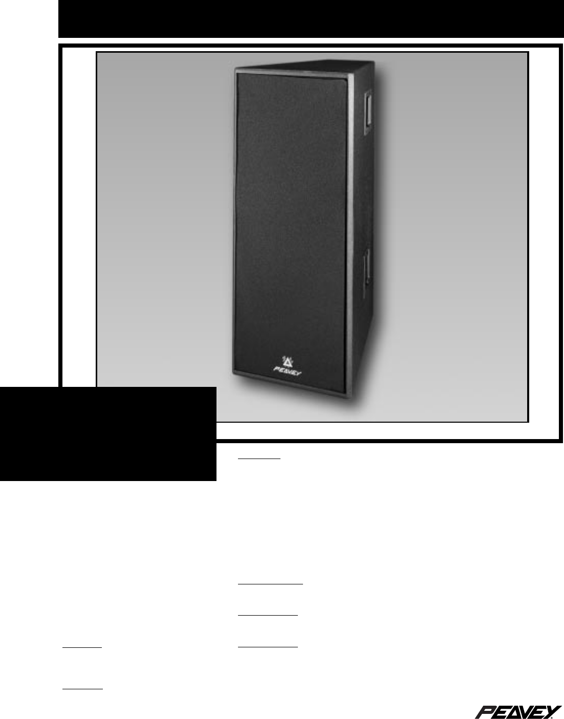 品質保証，大得価 PEAVEY PAスピーカー DTH 4215 ペア ピーヴィー 配送 