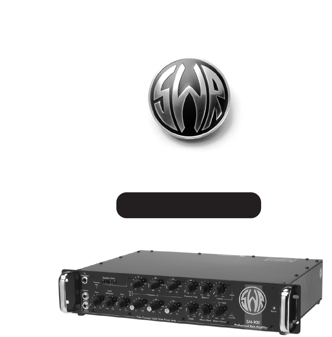 SWR Sound SM-900 Manual