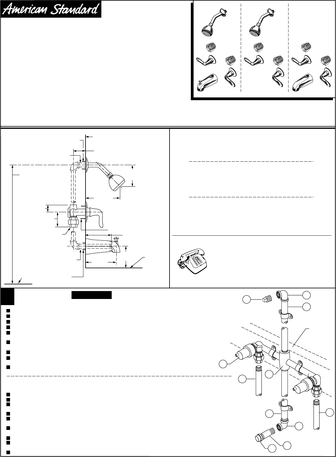 American Standard 3275 SERIES Manual
