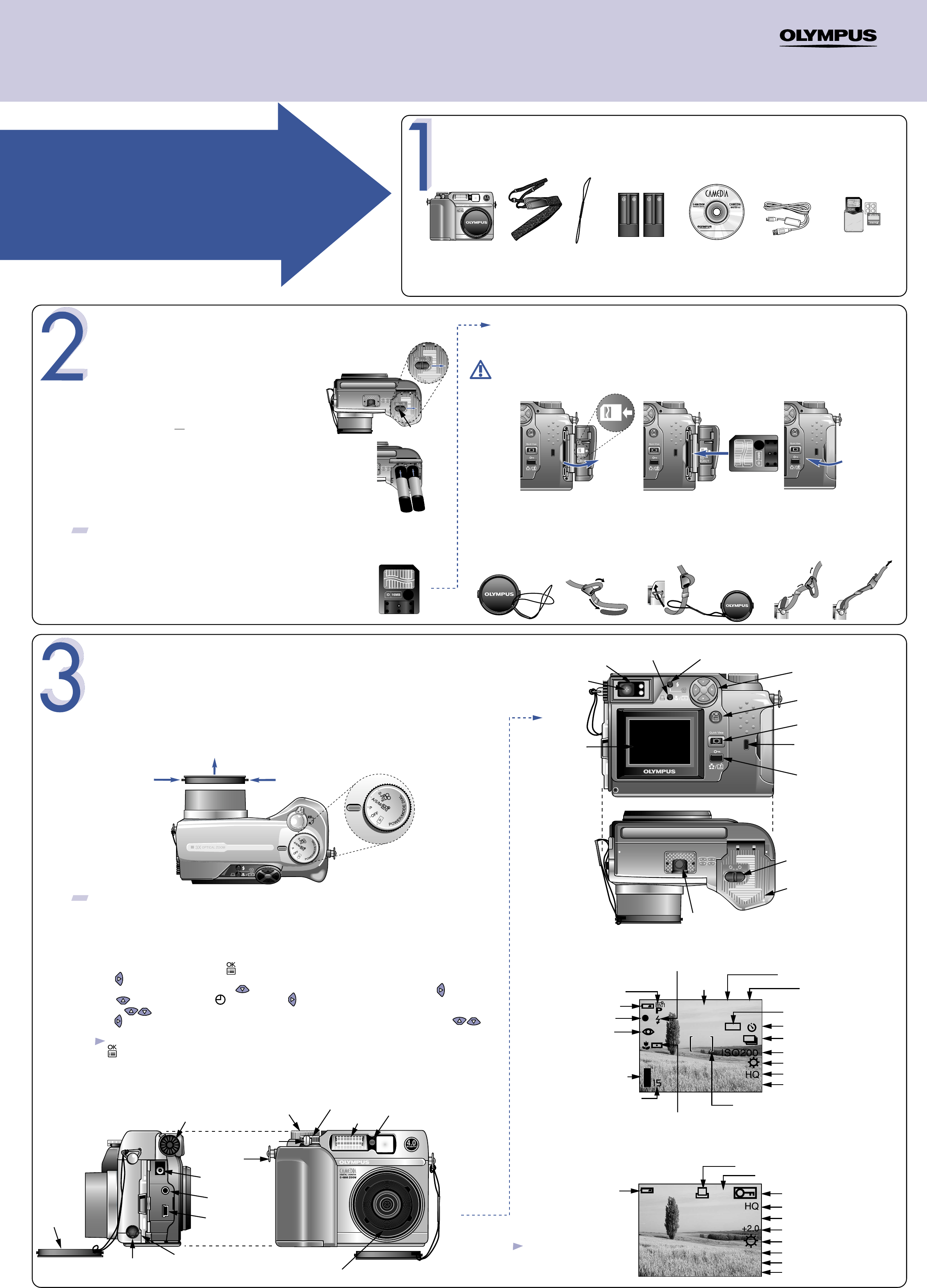 Olympus c-4000 zoom Manual