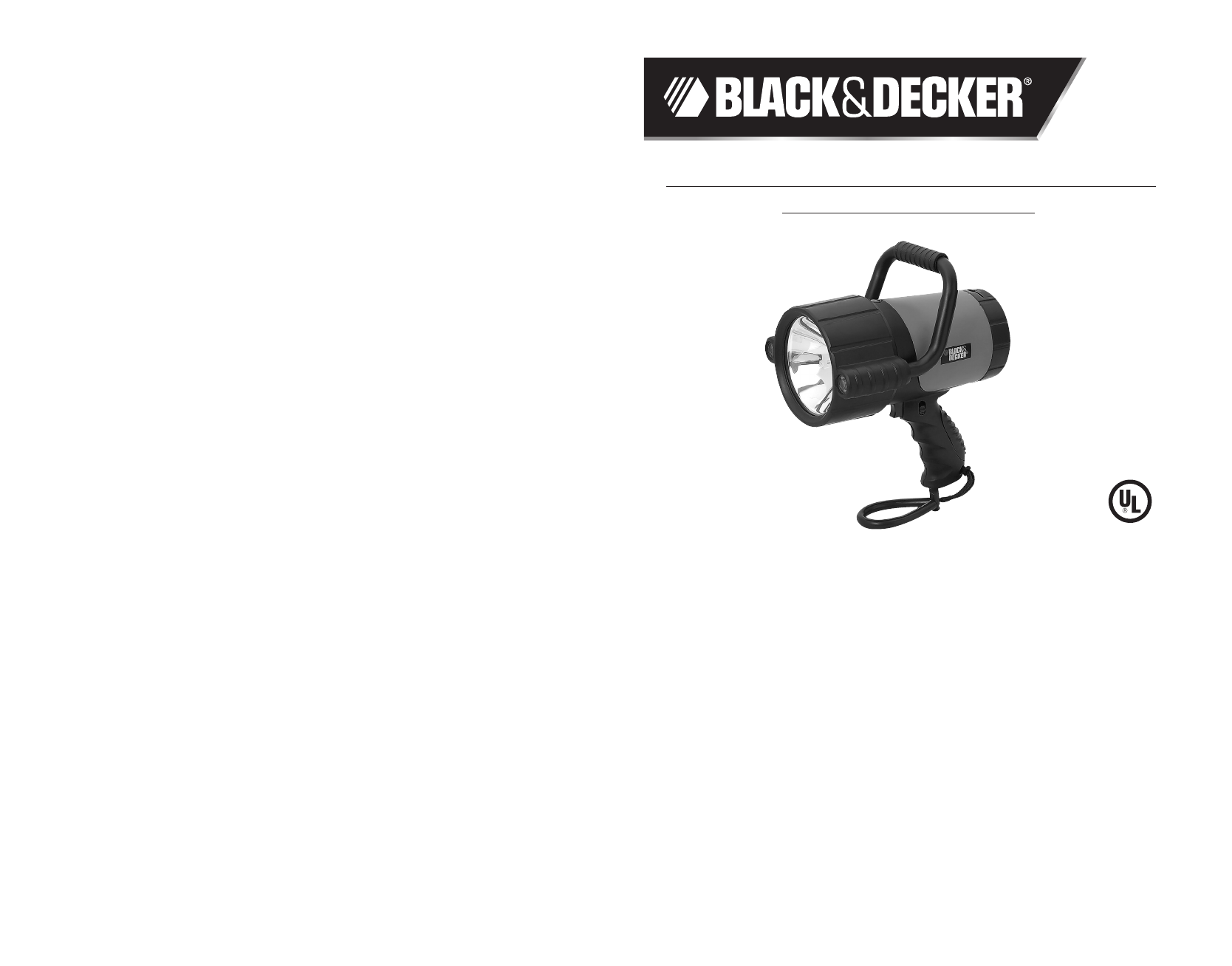 black and decker rechargeable flashlight manual BLACK+DECKER LED & 360° Lantern, 1000LM IP65 Waterproof Light, 8 Modes, Emergency SOS Mode, USB-A Power Bank, 18 Hour Light, Carabiner Clip, Magnetic, for Blackouts & Camping Black & Decker Spotlight from